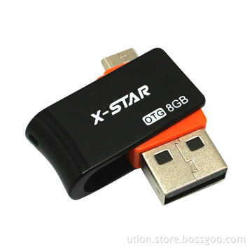 OTG usb flash drive for smartphone and supports to extend TF card, with gift packageNew
